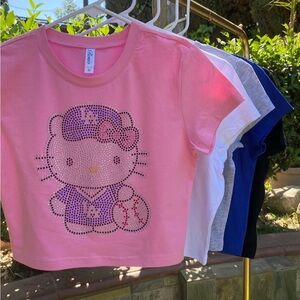 Hello Kitty Pink Sparkle Tee for Kids